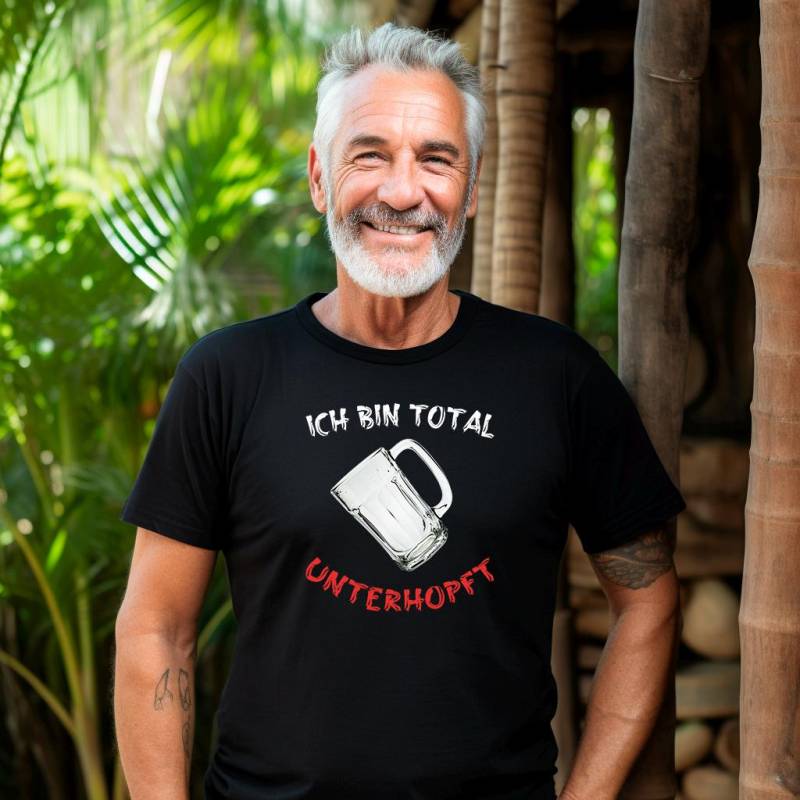 Tshirt Mit Spruch "Ich Bin Total Unterhopft" Tshirt Mit Spruch "Ich Bin Total Unterhopft" von SubliDesignByDK