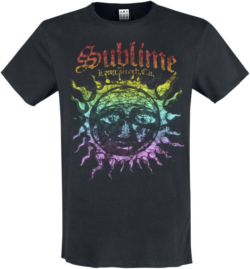 Sublime T-Shirt - Amplified Collection - Ombre Sun - S bis 3XL - für Männer - Größe M - schwarz  - Lizenziertes Merchandise! von Sublime