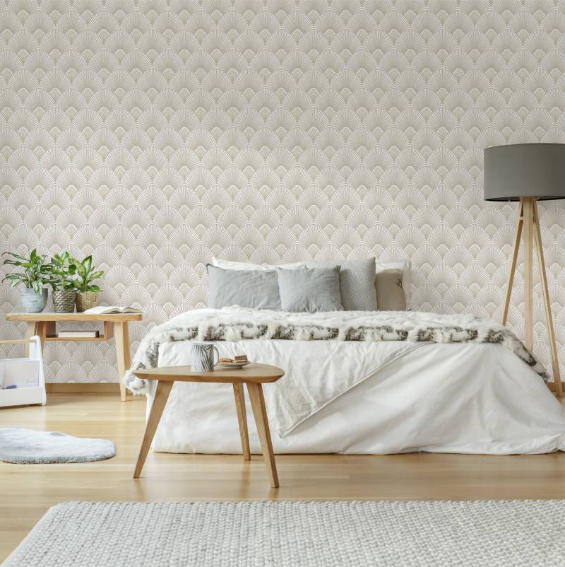 Sublime Vliestapete "ART DECO NATUREL", Retro, Design Tapeten von Sublime
