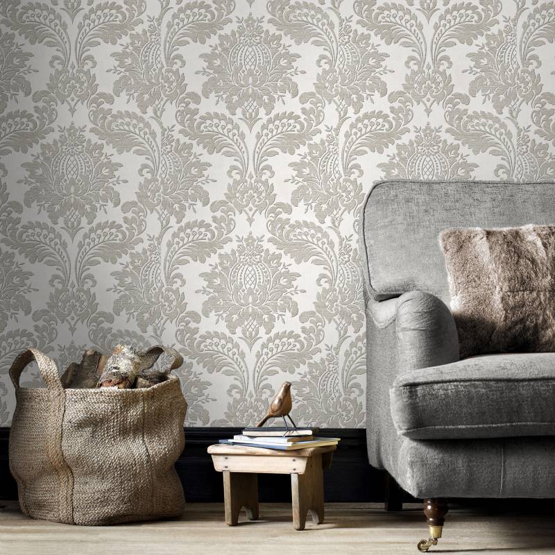 Sublime Vliestapete "DAMASK" Retro Design Tapeten von Sublime