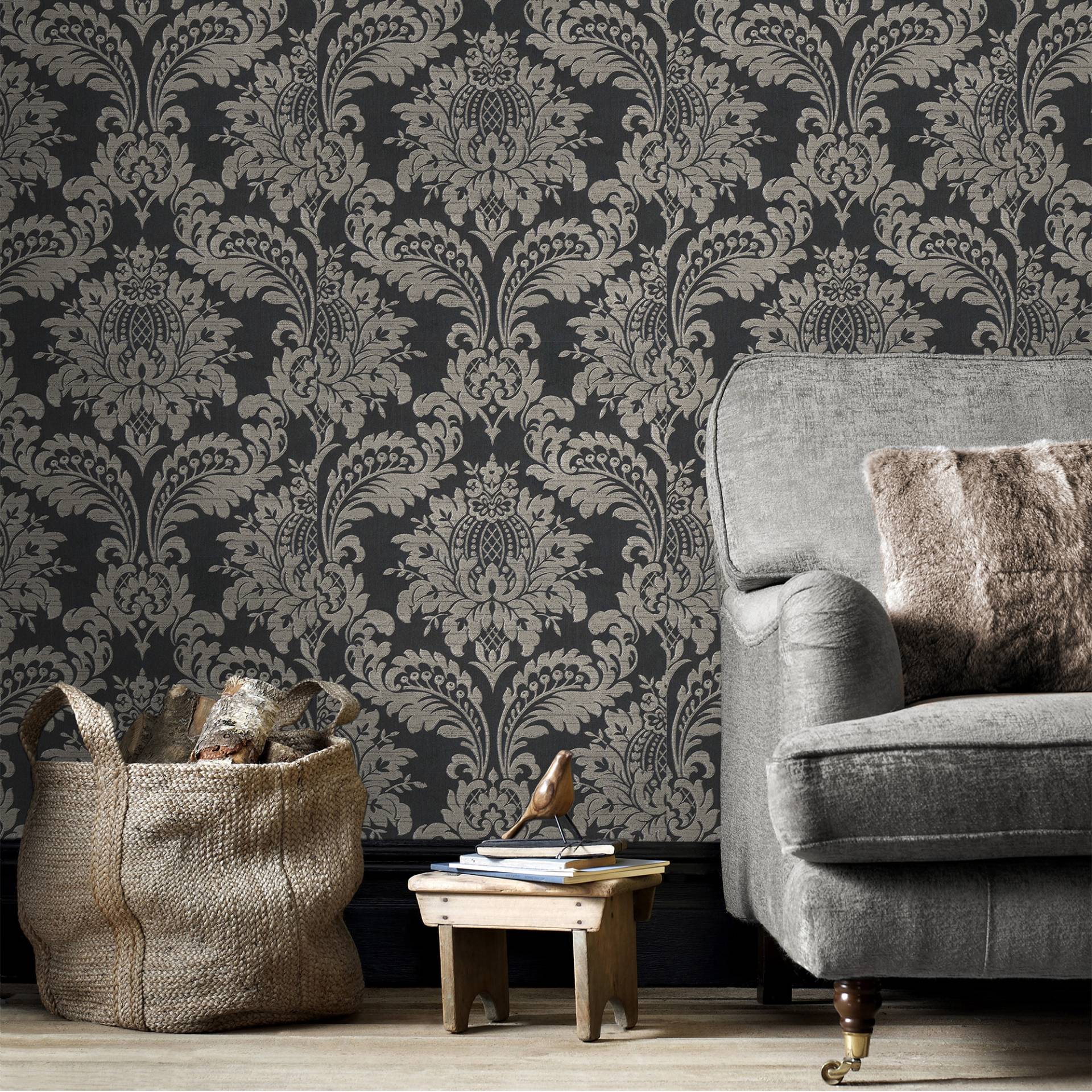 Sublime Vliestapete "DAMASK" Retro Design Tapeten von Sublime