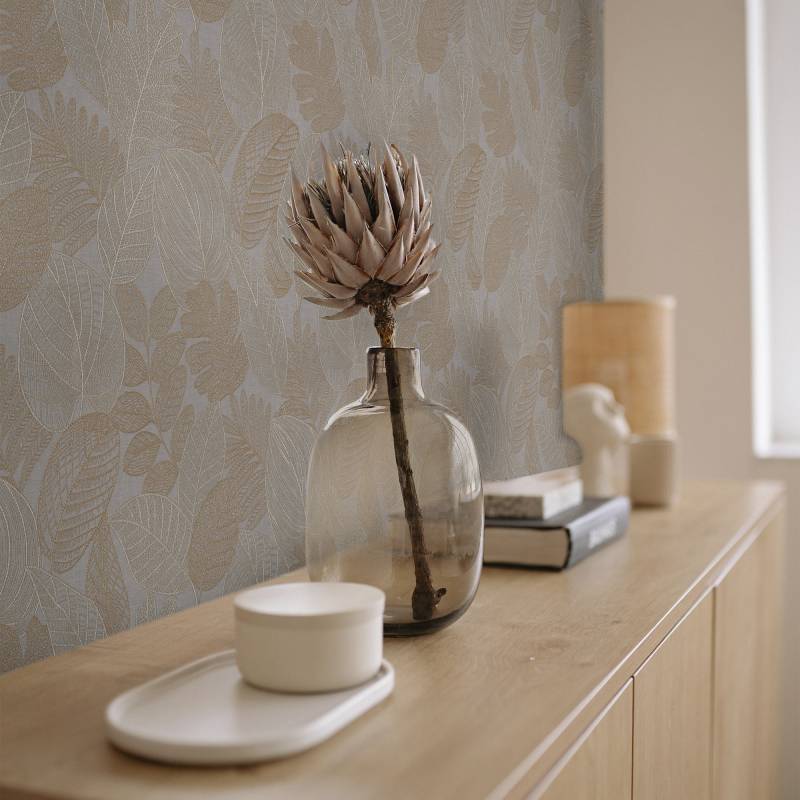 Sublime Vliestapete "LEAF NATUREL" botanisch geprägt Design Tapeten von Sublime