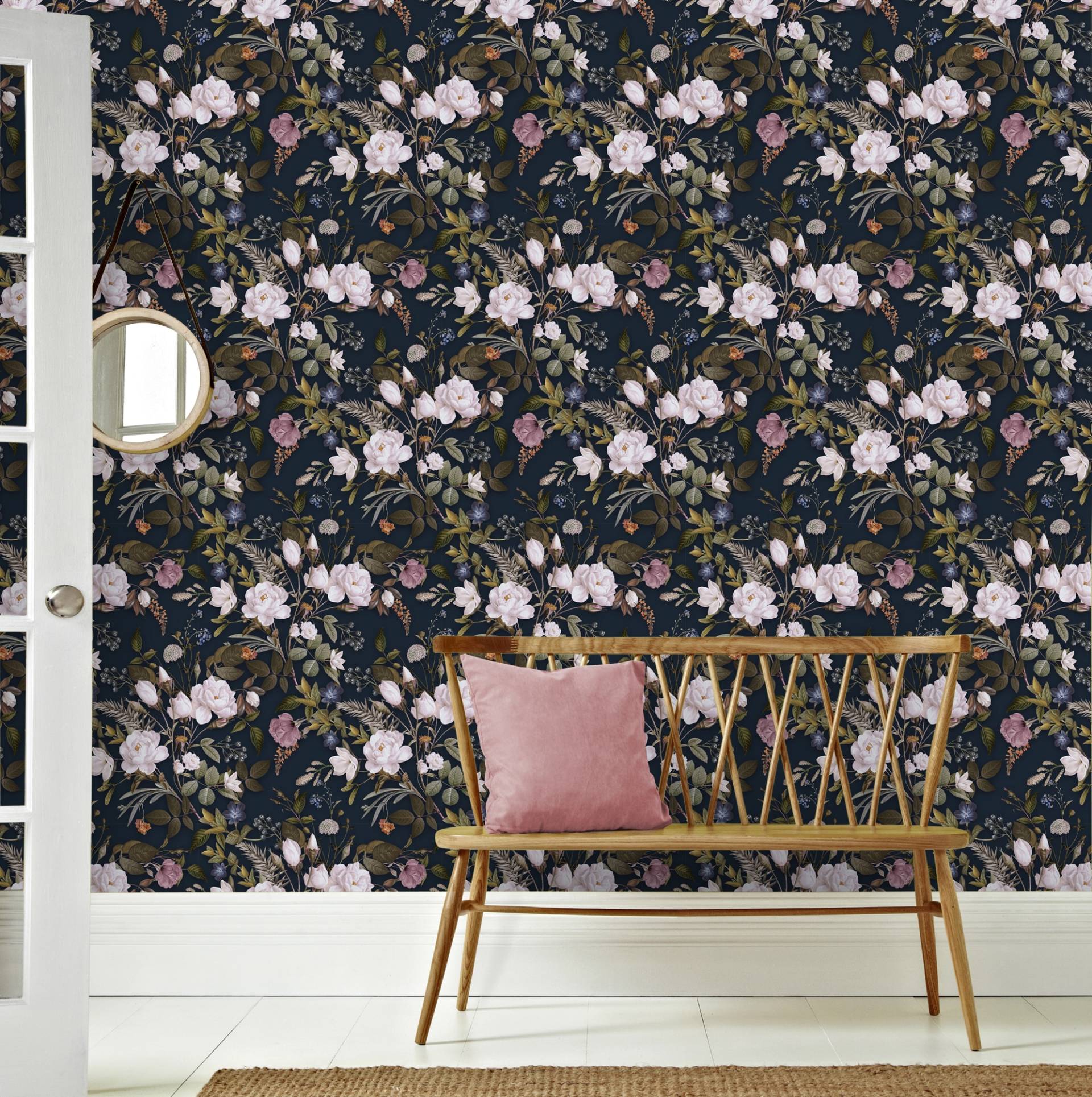 Sublime Vliestapete "ROSES" geblümt geprägt Design Tapeten von Sublime