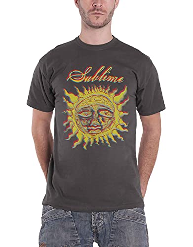 Sublime Yellow Sun T-Shirt grau M von Rockoff Trade