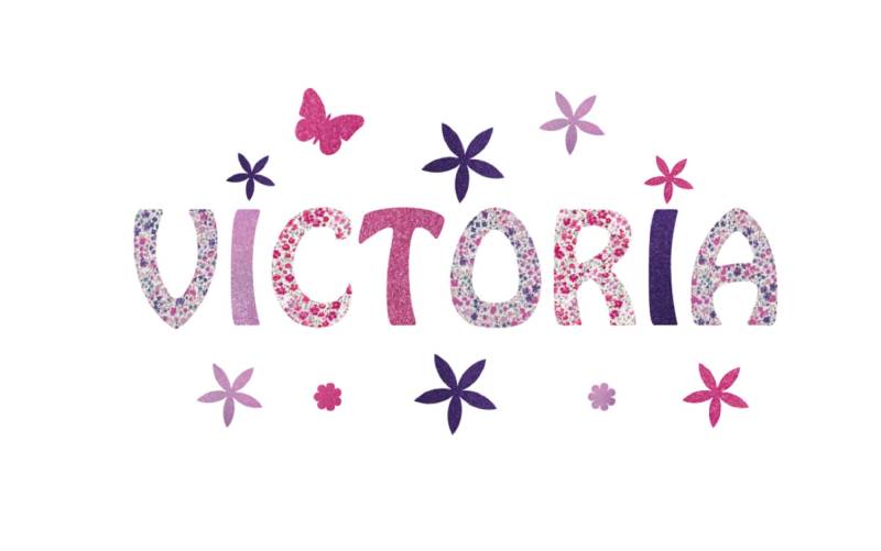 Vorname-Buchstaben-Aufnäher Zur Personalisierung Von Tasche, Kleidung, Kissen. Buchstaben in Liberty Phoebe Und Rosa, Lila Türkisem Glitzerflex Vorname-Buchstaben-Aufnäher Zur Personalisierung Von Tasche, Kleidung, Kissen. Buchstaben in Liberty Phoebe Und Rosa, Lila Türkisem Glitzerflex von SublimeLiberty