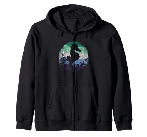 Gay Male Pride Cute Seepferdchen LGBT MLM Gay Flag Sea Kapuzenjacke Gay Male Pride Cute Seepferdchen LGBT MLM Gay Flag Sea Kapuzenjacke von Subtle LGBTQ Gay MLM Pride Designs