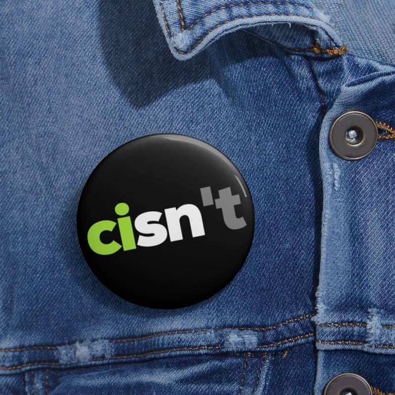 Agender Cisnt Pin Button, Nonbinary Geschenk, Discreet Pride Month, Gender Neutral Flagge, Neo Pronomen, Genderflüssigkeit Geschenk von SubtleStickerShop