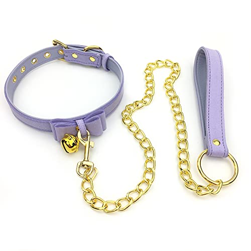 Bell Choker Halsband Halskette Lolita Schleife Halsband Choker Kitty Samt Halskette für Damen und Herren (H4) von Succuba