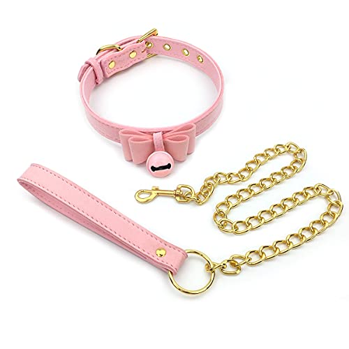Bell Choker Halsband Halskette Lolita Schleife Halsband Choker Kitty Samt Halskette für Damen und Herren (H5) von Succuba