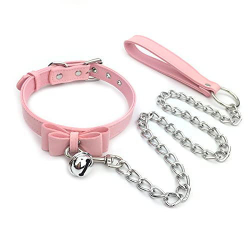 Bell Choker Halsband Halskette Lolita Schleife Halsband Choker Kitty Samt Halskette für Damen und Herren (H7) von Succuba