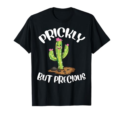 Prickly But Precious | Lustiges Kakteen-T-Shirt | Niedlicher Mädchen-Kaktus T-Shirt von Succulent Cactus Tees