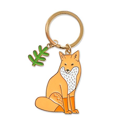 Sucolin Tier Fuchs Schlüsselanhänger aus Metall Orange Kleine Geschenke für Kinder und Frauen von Sucolin