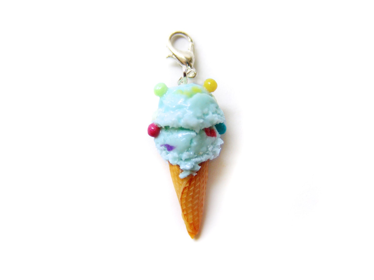 Kaugummi Eis Anhänger, Miniatur Essen Schmuck, Polymer Clay Lebensmittel Stich Marker Kaugummi Eis Anhänger, Miniatur Essen Schmuck, Polymer Clay Lebensmittel Stich Marker von SucreSucreMiniatures