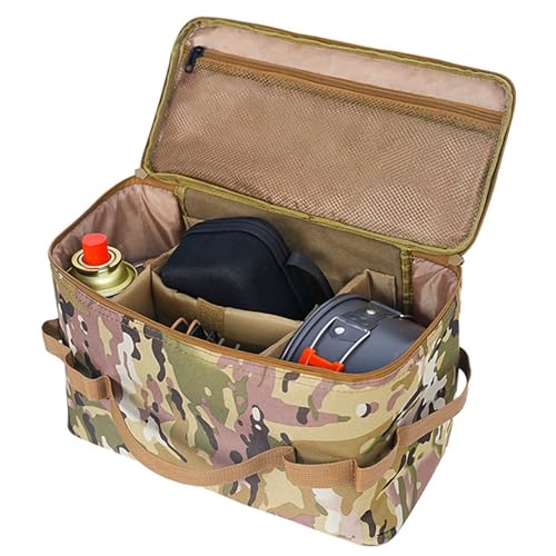 Sucritude Camping-Kochgeschirr-Organizer - wasserdichte Reisekochtasche,Tragbare Multifunktionale Kochutensilien Tasche Für Abenteuerurlaub Grillen Camping Picknick Sucritude Camping-Kochgeschirr-Organizer - wasserdichte Reisekochtasche,Tragbare Multifunktionale Kochutensilien Tasche Für Abenteuerurlaub Grillen Camping Picknick von Sucritude