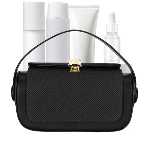 Sucritude Schultertasche, Tragebeutel, Stoff Umhängetasche mit Klappe Griff und Reißverschluss Elegante Damenhandtasche für Business Hochzeit Freizeit Sucritude Schultertasche, Tragebeutel, Stoff Umhängetasche mit Klappe Griff und Reißverschluss Elegante Damenhandtasche für Business Hochzeit Freizeit von Sucritude