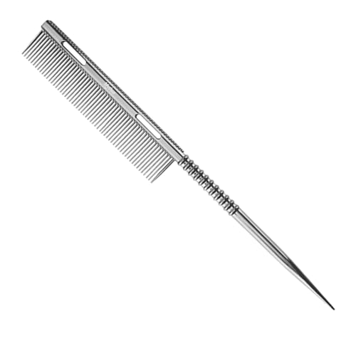 Sucritude Spitzenschwanzkamm, Feinzahn Scheitelspitzen Haarbürste, Leichter Wurzelkamm Entwirrung Stylingwerkzeug Für Frauen Mädchen von Sucritude