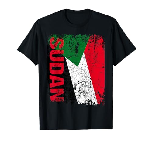 SUDAN Flagge | Damen Herren Kinder SUDAN T-Shirt SUDAN Flagge | Damen Herren Kinder SUDAN T-Shirt von Sudan Family Shop