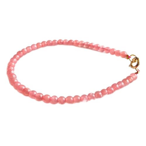 Armband Feng Shui-Armband Rhodonit-Armband 3,5 mm Perlenarmband mit Kette, Kristallarmband, anziehen, Romantik, Ehe, Chakra-Armband, verstellbares Armband, Liebesamulett, 16 cm mit Kette ( Color : Pin Armband Feng Shui-Armband Rhodonit-Armband 3,5 mm Perlenarmband mit Kette, Kristallarmband, anziehen, Romantik, Ehe, Chakra-Armband, verstellbares Armband, Liebesamulett, 16 cm mit Kette ( Color : Pin von Sudemota