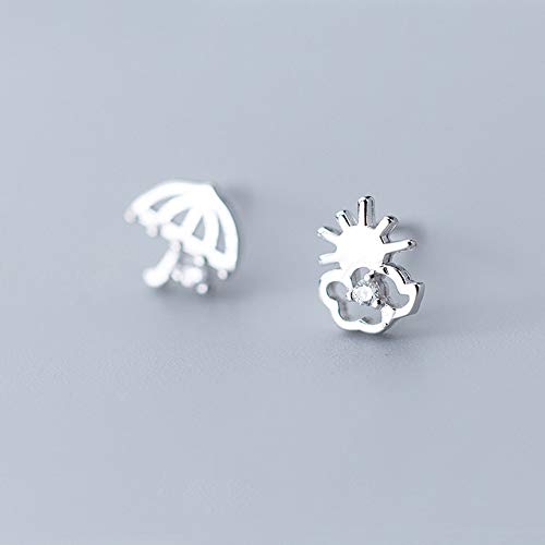 Frauen baumeln Ohrring Ohrringe Creolen Ohrstecker 925 Sterling Silber Ohrring Schmuck Wolke Sonnenschirm Regentag Süß Damen Mode 925 Ohrringe Mädchen Geschenk Damen Ohrhänger 1 Paar ( Color : B ) Frauen baumeln Ohrring Ohrringe Creolen Ohrstecker 925 Sterling Silber Ohrring Schmuck Wolke Sonnenschirm Regentag Süß Damen Mode 925 Ohrringe Mädchen Geschenk Damen Ohrhänger 1 Paar ( Color : B ) von Sudemota