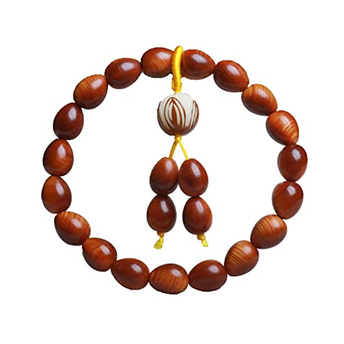 Sudemota Armband Feng Shui Zedernholz Armband Lotus Charme Meditationsarmband Wassertropfen Perlen dehnbares Armband Reichtumsarmband Metaphysisches Holz Zen Innerer Frieden Ruhe for Mann und Frau von Sudemota
