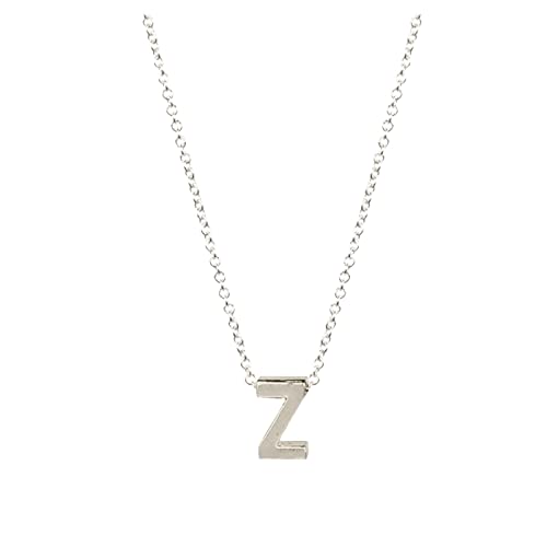 Sudemota Halsketten Anfangsketten Vergoldete Anfangsketten AZ 26 Alphabetbuchstabe Zierliche Halsketten for Frauen Einzelschichtketten Mondketten Gold Zubehör (Color : Z) von Sudemota