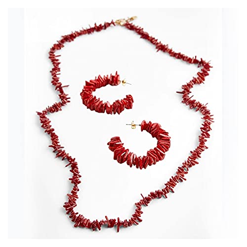 Sudemota Halsketten Halsketten Geschichtete Blaue Farbe Perlen Steine ​​Halskette for Frauen Vintage Twisted Chain Halskette Geschenk (Size : Necklace 28) von Sudemota