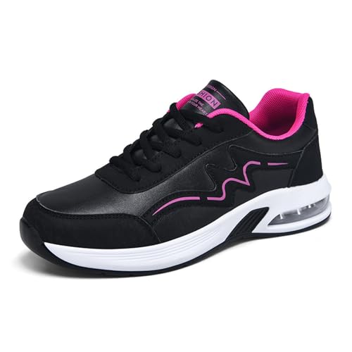 Sudychen Damen Turnschuhe Sportliche Leichte Freizeitschuhe Sneaker Mode Sportschuhe Outdoor Walking Jogging Gym Fitness Schwarz Weiß Gr.36-43 von Sudychen