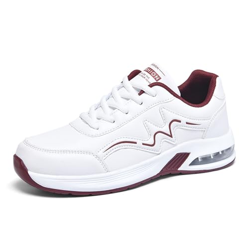 Sudychen Damen Turnschuhe Sportliche Leichte Freizeitschuhe Sneaker Mode Sportschuhe Outdoor Walking Jogging Gym Fitness Schwarz Weiß Gr.36-43 von Sudychen