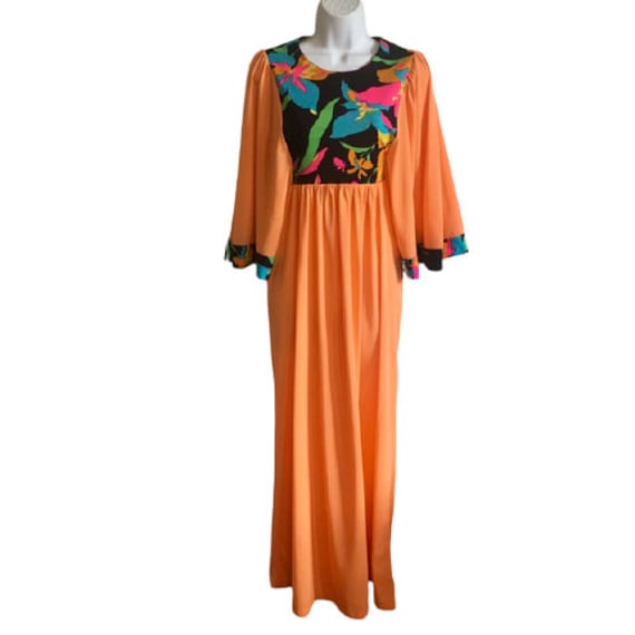 Kleid Butterfield 8 Vintage Maxi Kaftan Nylon 60Er 70Er Day Glo Large Kleid Butterfield 8 Vintage Maxi Kaftan Nylon 60Er 70Er Day Glo Large von SueLovesVintageShop