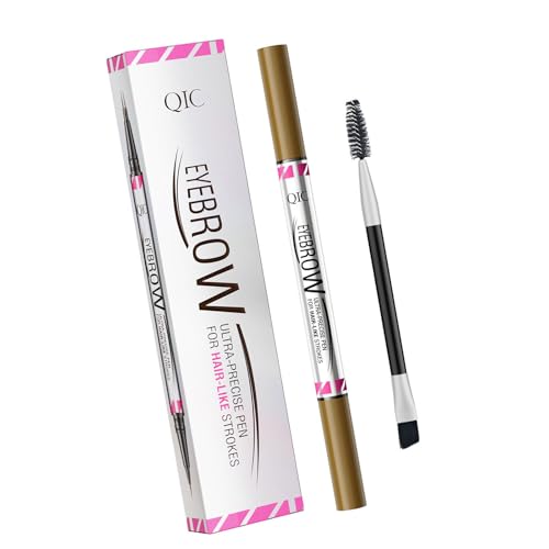 2 In1 Augenbrauenbleistift Mit 2 Spitze Mikroblade Kontur Pen Duals Die Pinsel Waterdichte Bleistift Für Frauen Duals Eyebrow Beendeten von SueaLe