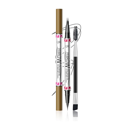 2 In1 Augenbrauenbleistift Mit 2 Spitze Mikroblade Kontur Pen Duals Die Pinsel Waterdichte Bleistift Für Frauen Duals Eyebrow Beendeten von SueaLe