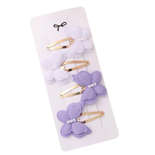 4pcs Stilvolle Doppelt Geschichtete Bogenhaarclip Für Verschiedene Altershaarbarrettes Angriffe Starker Halt Und Süßes Design von SueaLe