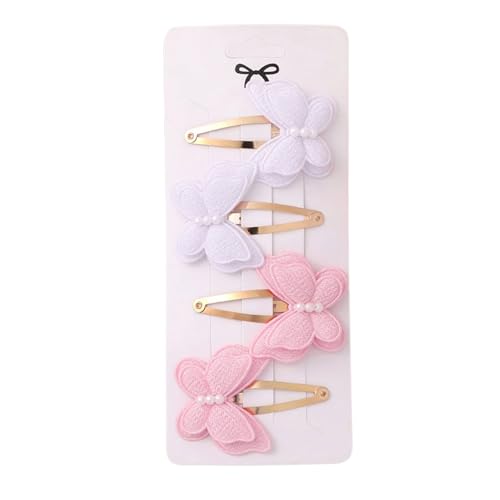 4pcs Stilvolle Doppelt Geschichtete Bogenhaarclip Für Verschiedene Altershaarbarrettes Angriffe Starker Halt Und Süßes Design von SueaLe