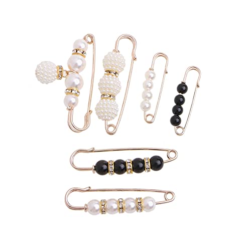 6pcs/20pcs Bundesstiftzubehör Qualität Perlen Kristall Gold Brosche Taille Straffung Klatschiant von SueaLe