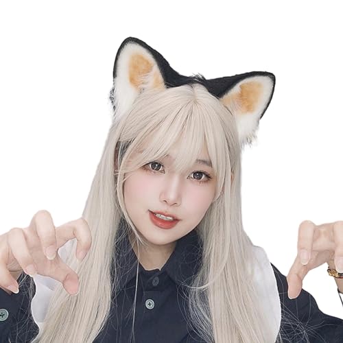 Cosplay Charakter Stirnband Elastisch Panda Ohr Plüsch Kopfbedeckung Weihnachten Maskerade Party Stirnband Waschbares Gesichts Stirnband Für Frauen Waschbares Gesichts Stirnband Haar von SueaLe