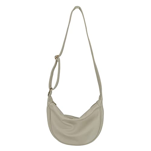 Damen Umhängetaschen Crossbody PU Dumpling Taschen All Matching Casual Satchels Unterarm Messenger Frauen Schulter Crossbody All Match Casual Satchel Dumpling von SueaLe