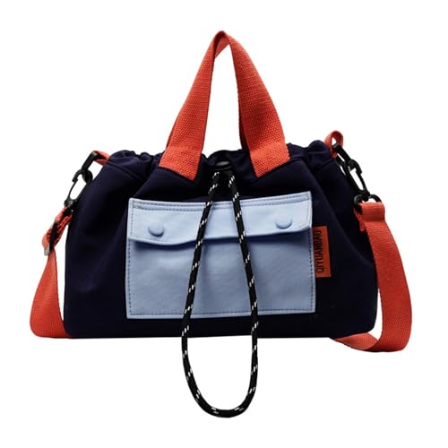 Drawschnell Crossbody Tasche Für Frauen Leinwand Umhängetasche Trendy Handtasche Koreanische Styles Boten Bucket Frauen Eimer Einfacher Schulter Draw String Crossbody Für Jeden Tag von SueaLe