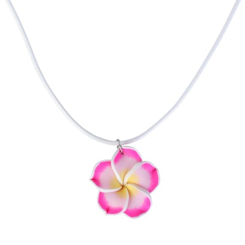 Dreidimensionale Blumenkette Fünf Blütenblätter Anhänger Heckkette Schöne Trottel Kollarbone Kette Süßer Schmuck Mode Schmuck Statement Hals Trend Frauen Hals Fünf Petalen Halsketten von SueaLe