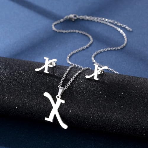 Einzigartige Buchstaben Halskette Punkohrschmuck Edelstahl Kettenkette Halskette Ohrringe Set Für Tägliche Verschleiß Und Partys Buchstaben Ohrschmuck Für Frauen Einzigartige Buchstaben Halskette Punkohrschmuck Edelstahl Kettenkette Halskette Ohrringe Set Für Tägliche Verschleiß Und Partys Buchstaben Ohrschmuck Für Frauen von SueaLe