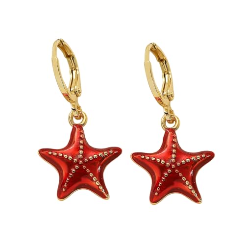 Elegante Seesterne Drop Ohrringe Party Ohrschnallen Mode Ohrschmuck Kupferstruktur Für Frauen Und Teenager Präsentieren Mode Anhänger Ohrringe Elegante Seesterne Drop Ohrringe Party Ohrschnallen Mode Ohrschmuck Kupferstruktur Für Frauen Und Teenager Präsentieren Mode Anhänger Ohrringe von SueaLe