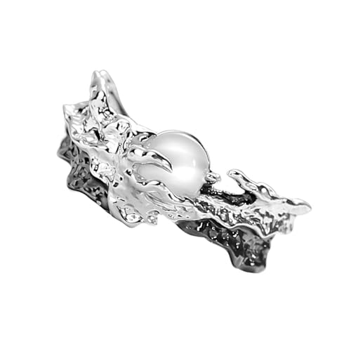 Elegante Sonnenmondringe Stabile Legierung Tragbarer Schmuckzubehör Für Jubiläen Und Geburtstage Liefert Sun Moon Designs von SueaLe