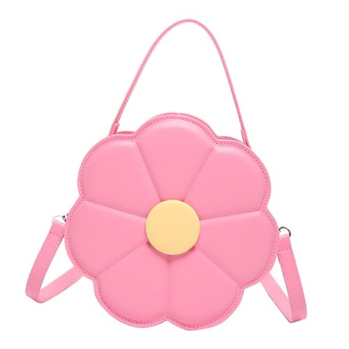 Elegante Umhängetasche Mit Blumenförmiger PU Leder Crossbody Geldbörse Vielseitiger Satchel Unterarm Handtasche Für Frauen Blumenförmige Tasche von SueaLe