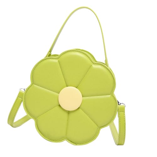 Elegante Umhängetasche Mit Blumenförmiger PU Leder Crossbody Geldbörse Vielseitiger Satchel Unterarm Handtasche Für Frauen Blumenförmige Tasche von SueaLe