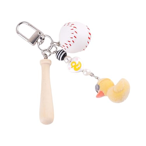 Entzückende Gelbe Entenschlüsselkette Robuste Materialien Perfekt Für Schüler Und Täglich Spaßzubehör Für Taschen Oder Schlüssel Verwenden von SueaLe