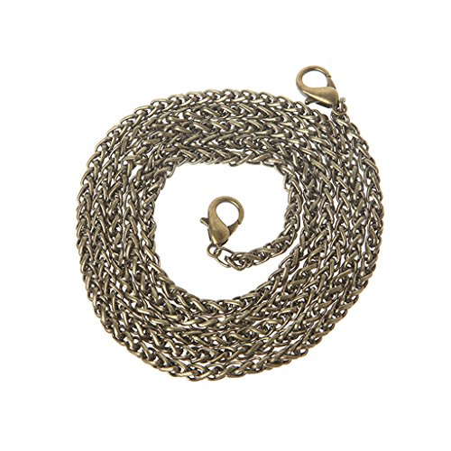 Ersatzbetriebsketten Gurtgriff Schulter Crossbody Handtasche Tasche Metall 120 Cm Drehenschlösser Für Geldbörsen Gold Twist Verschluss Und Handtaschen Taschen Locks Bags Verschluss von SueaLe