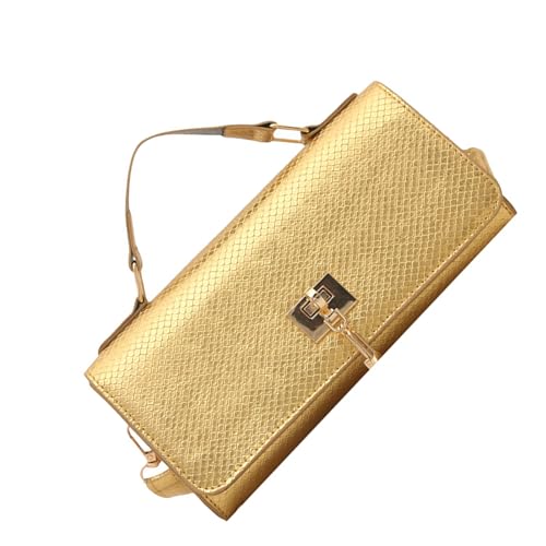 Frauen Akkordeon Tasche Trendy Umhängetasche Stylische Handtasche PU Leder Crossbody Abend Quadratische Frauen Crossbody PU Leder Schulter Schlangendruck Handtasche Kleine Quadrat von SueaLe