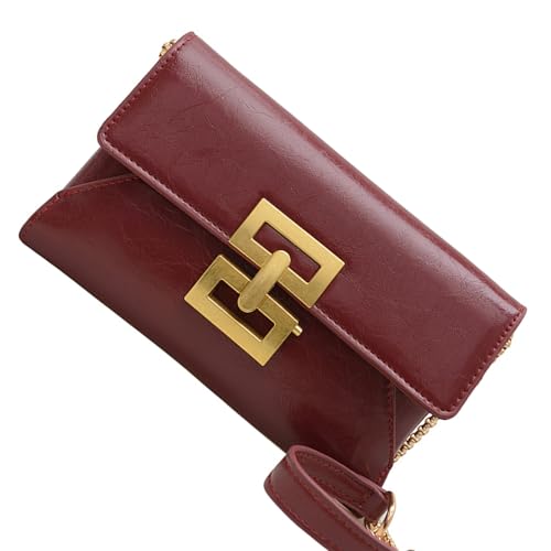 Frauen Bag Kette Schulter Abend Geldbeutel PU Leder Crossbody Mode Kleine Koreanische Stils Boten Frauen Crossbody PU Leder Messenger Abend Geldbeutel Einfache Schulter von SueaLe