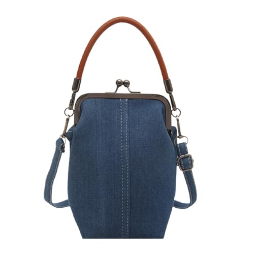 Frauen Mode Handtasche Pendeltasche Denims Umhängetasche Top Kiss Crossbod von SueaLe