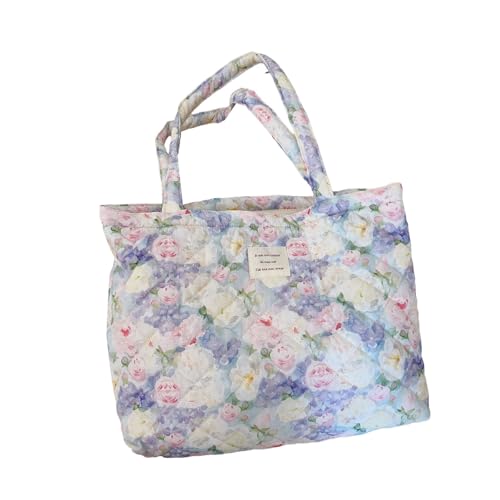 Frauen Tasche Mit Großer Kapazität Umhängetasche Gesteppte Handtasche Schüler Schule Für Französische Stile Achsel von SueaLe