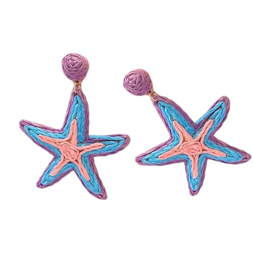 Geometrische Seesterne Ohrringe Strand Vintage Styles Haarringe Für Trendige Frauen Alltag Schmuckstücke Raffia Geometrische Seesterne Ohrringe Strand Vintage Styles Haarringe Für Trendige Frauen Alltag Schmuckstücke Raffia von SueaLe